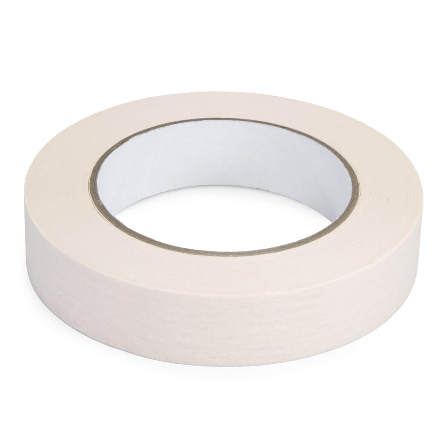 1" x 60 Yards White Masking Tape for General Purpose, Natural Rubber 2